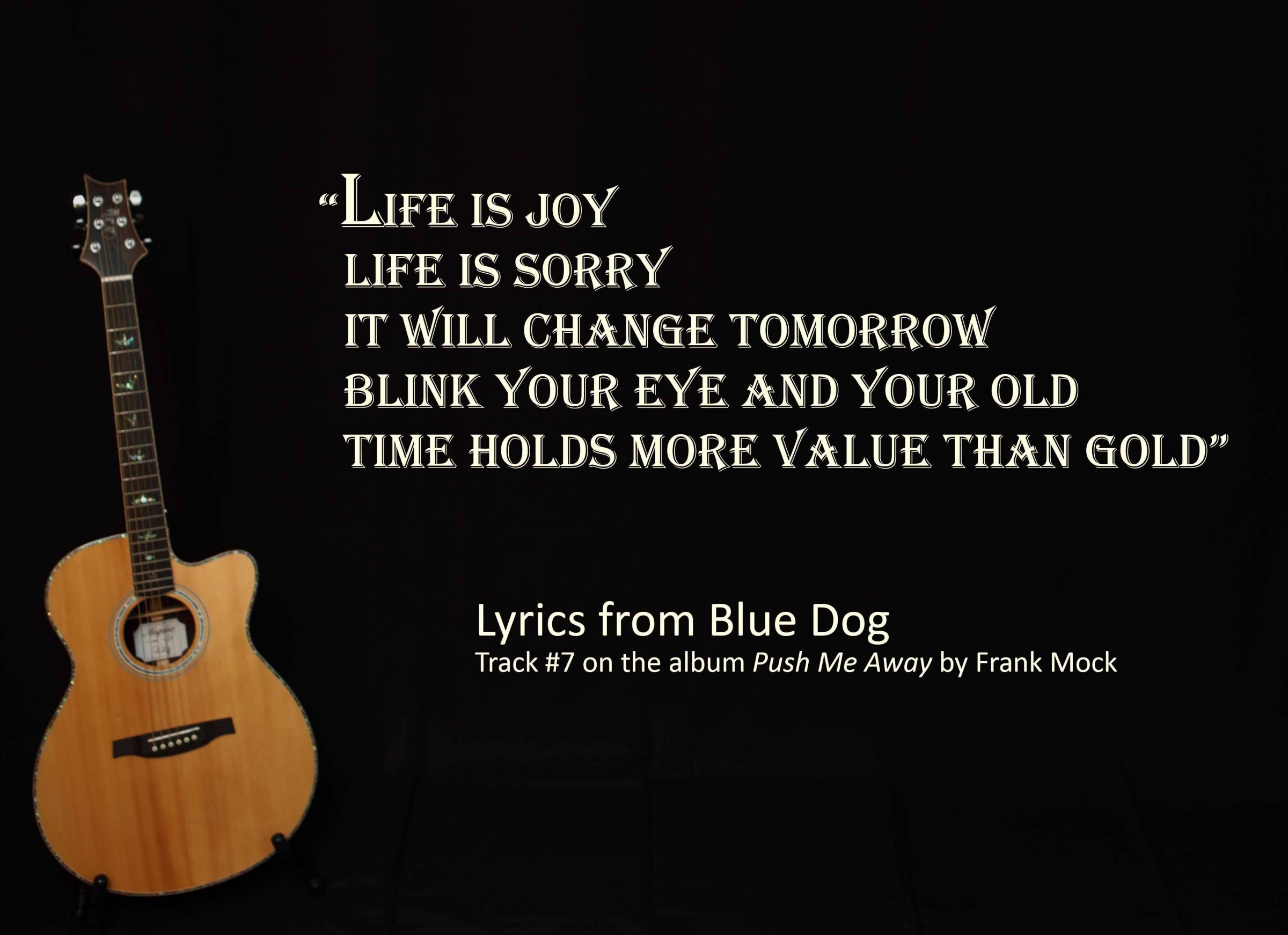 Lyrics from Blue Dog