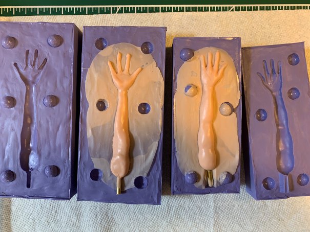 Newly created silicone arms